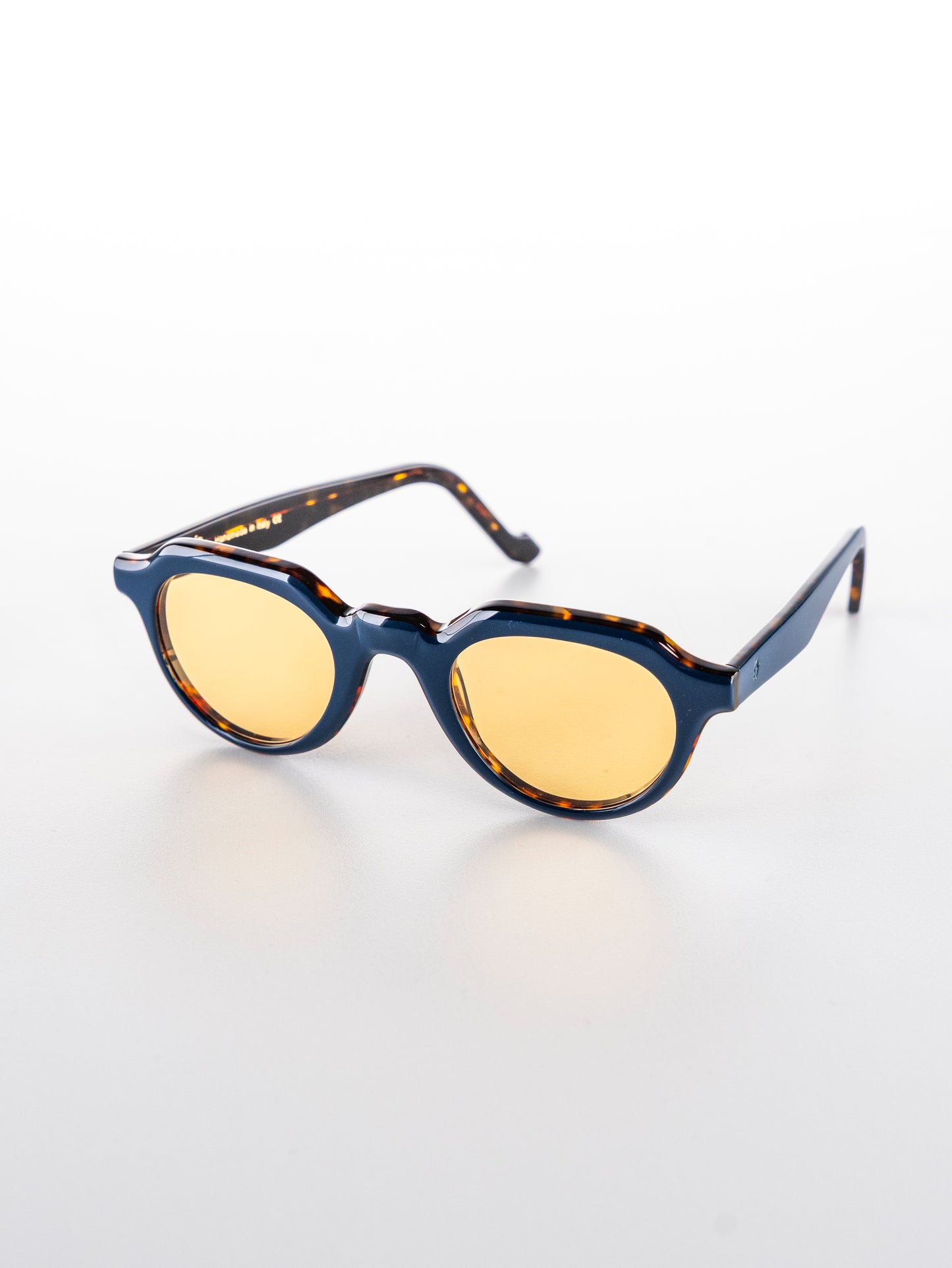 Caleb Blue/Havana - Occhiali da Sole Pantos Blu/Havana
