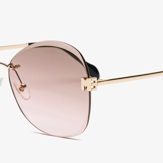 Marc Ellis Diana DC044 – Occhiali da Sole Donna Oversize Oro