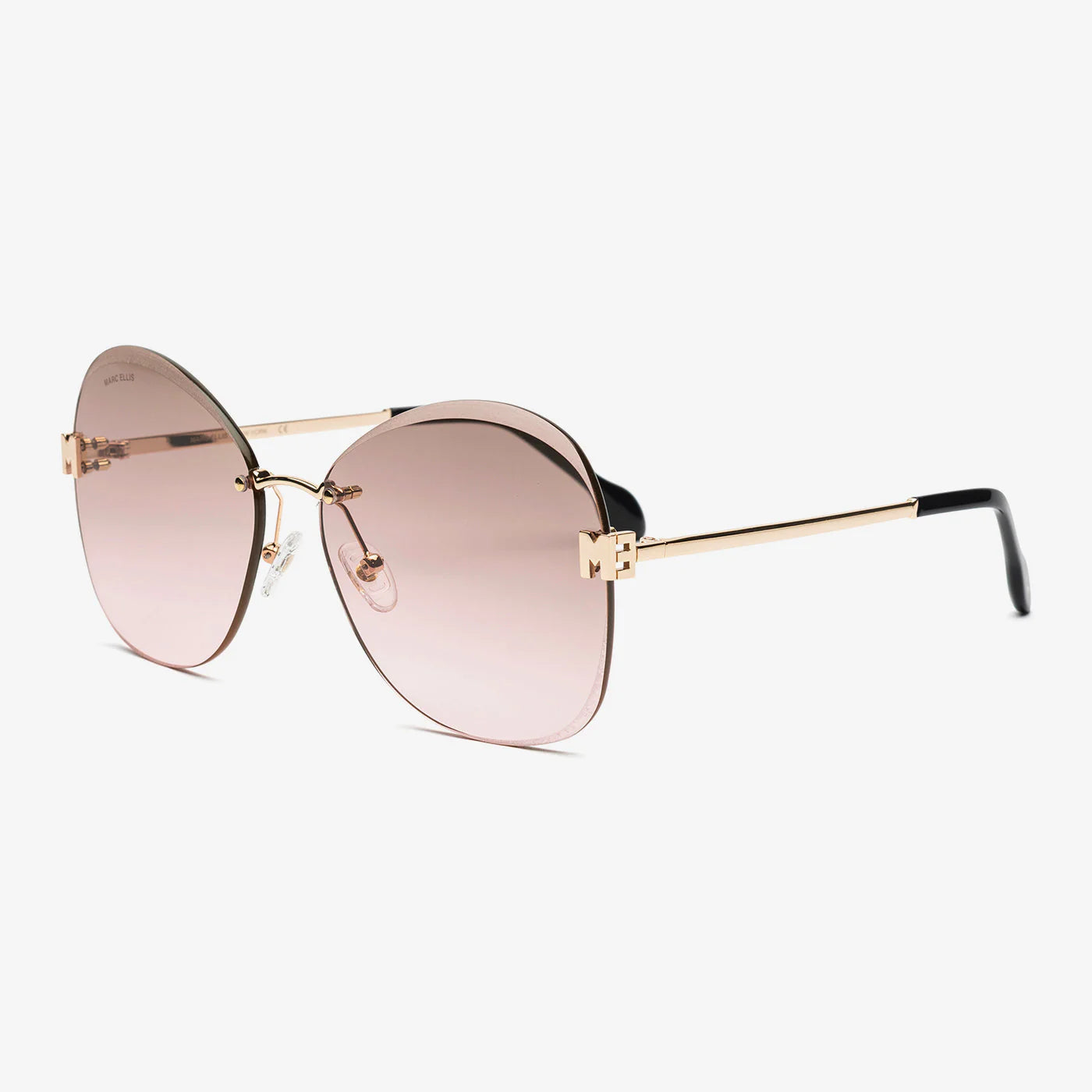 Marc Ellis Diana DC044 – Occhiali da Sole Donna Oversize Oro