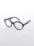Giada blk - Montatura Vista Rotonda Donna in Acetato Nero