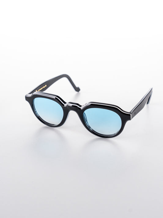 Caleb Blk/Wt - Occhiali da Sole Pantos Nero/Bianco