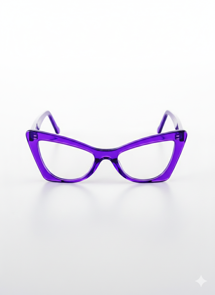 Diva vlo - Montatura Vista Donna in Acetato Viola