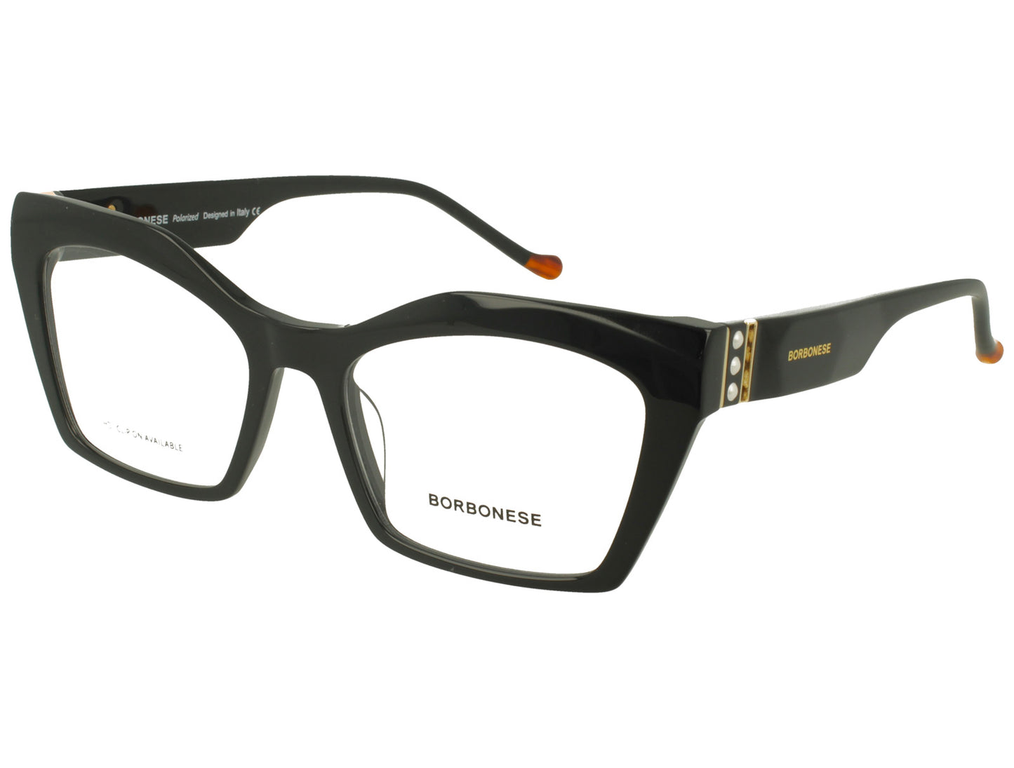 Borbonese BEV.6226.00 – Montatura Vista  con Clip-On