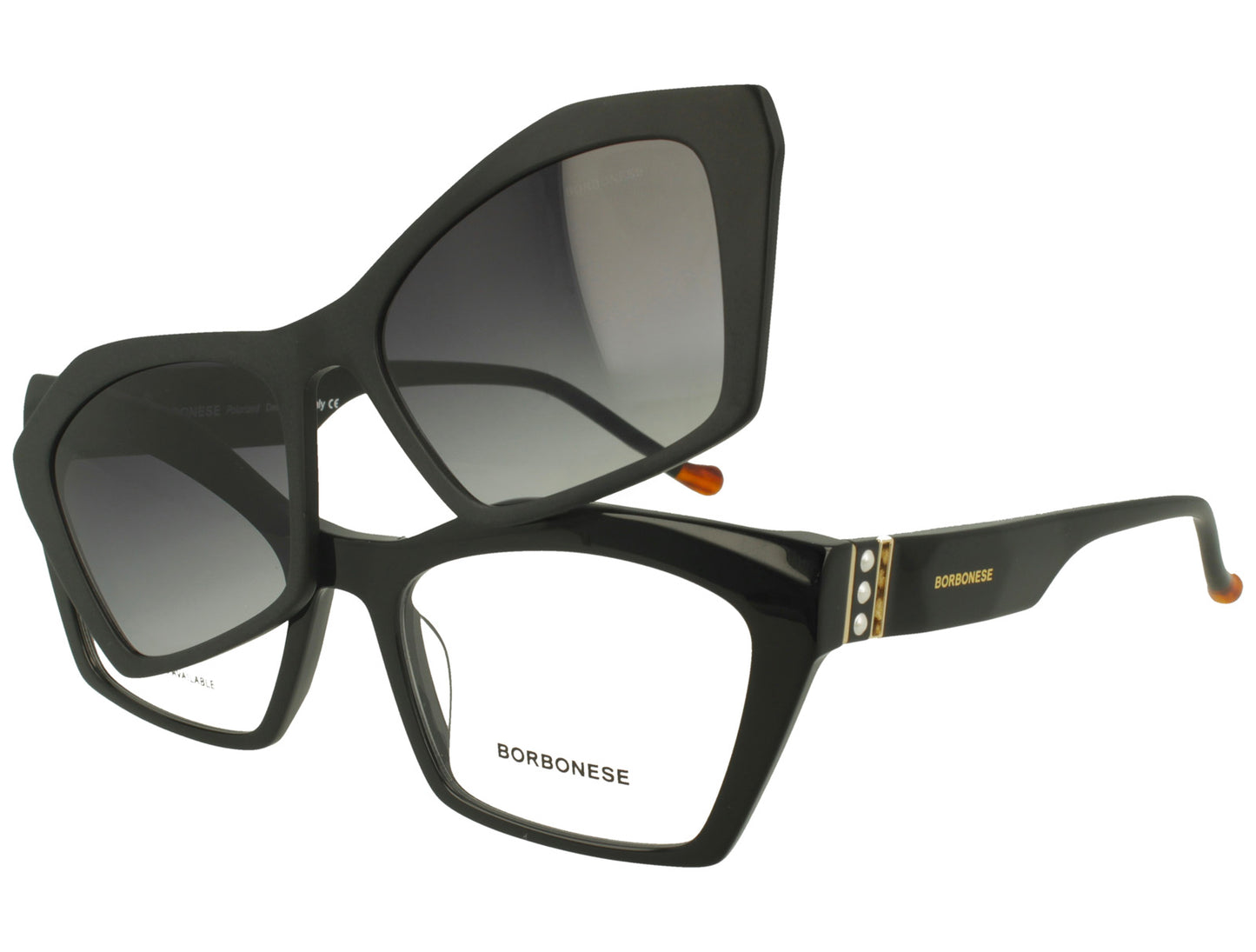 Borbonese BEV.6226.00 – Montatura Vista  con Clip-On